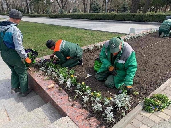 Аллею Славы в Одессе украсят флаги Украины из весенних цветов