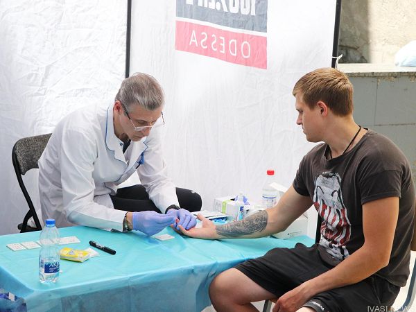 В Одессе 95 человек прошли бесплатное тестирование на ВИЧ и гепатиты