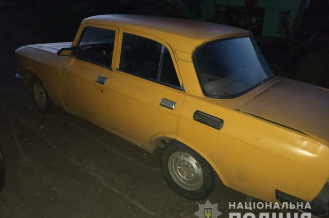 В Одесской области девушка угнала автомобиль знакомого и поехала к сестре