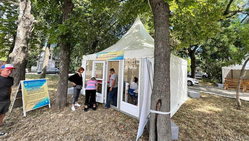В Одесі запрацював ще один мобільний медичний пункт для вимушених переселенців