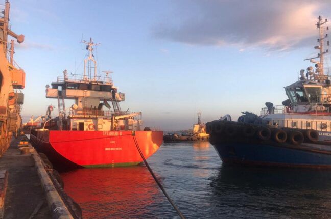 У неділю з портів Одещини вийшло вісім суден з агропродукцією