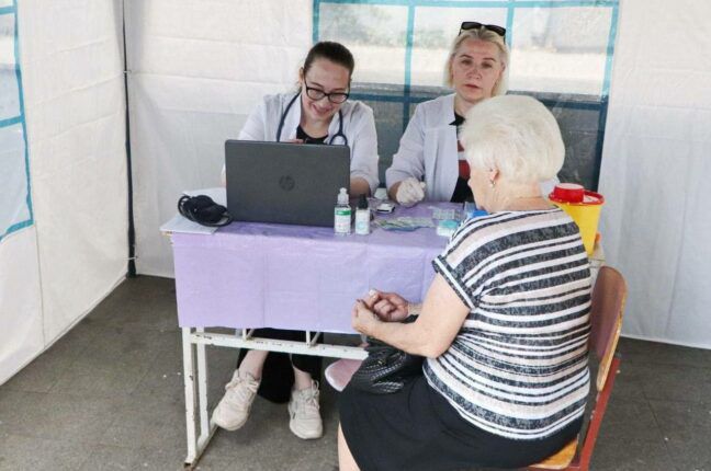 Мобільні медичні центри для переселенців працюють у кожному районі Одеси