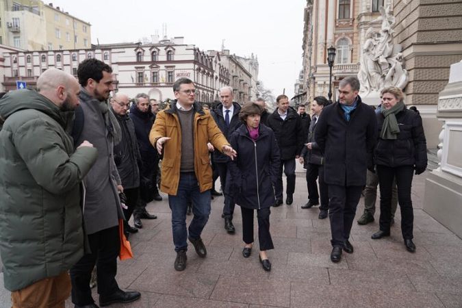 Одесу відвідали міністри закордонних справ Франції та України