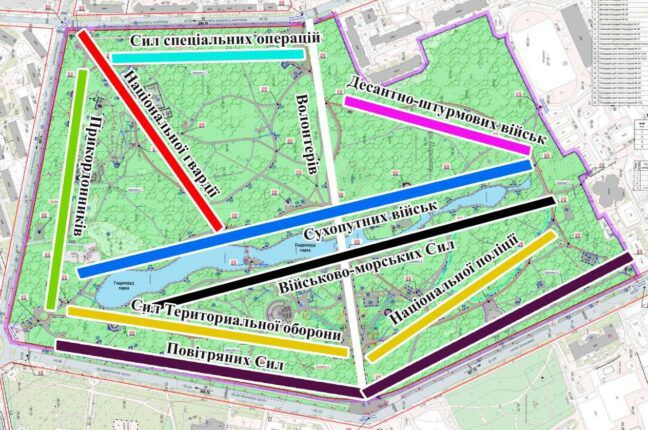 В Одесі пропонують назвати алеї парку Перемоги на честь військових підрозділів України