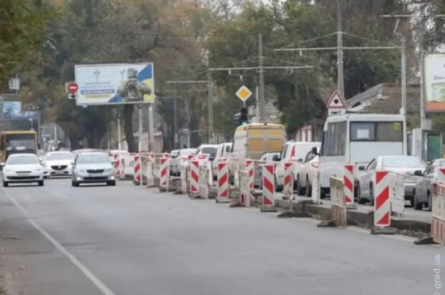 Одеська мерія пояснила причину заторів на Люстдорфській