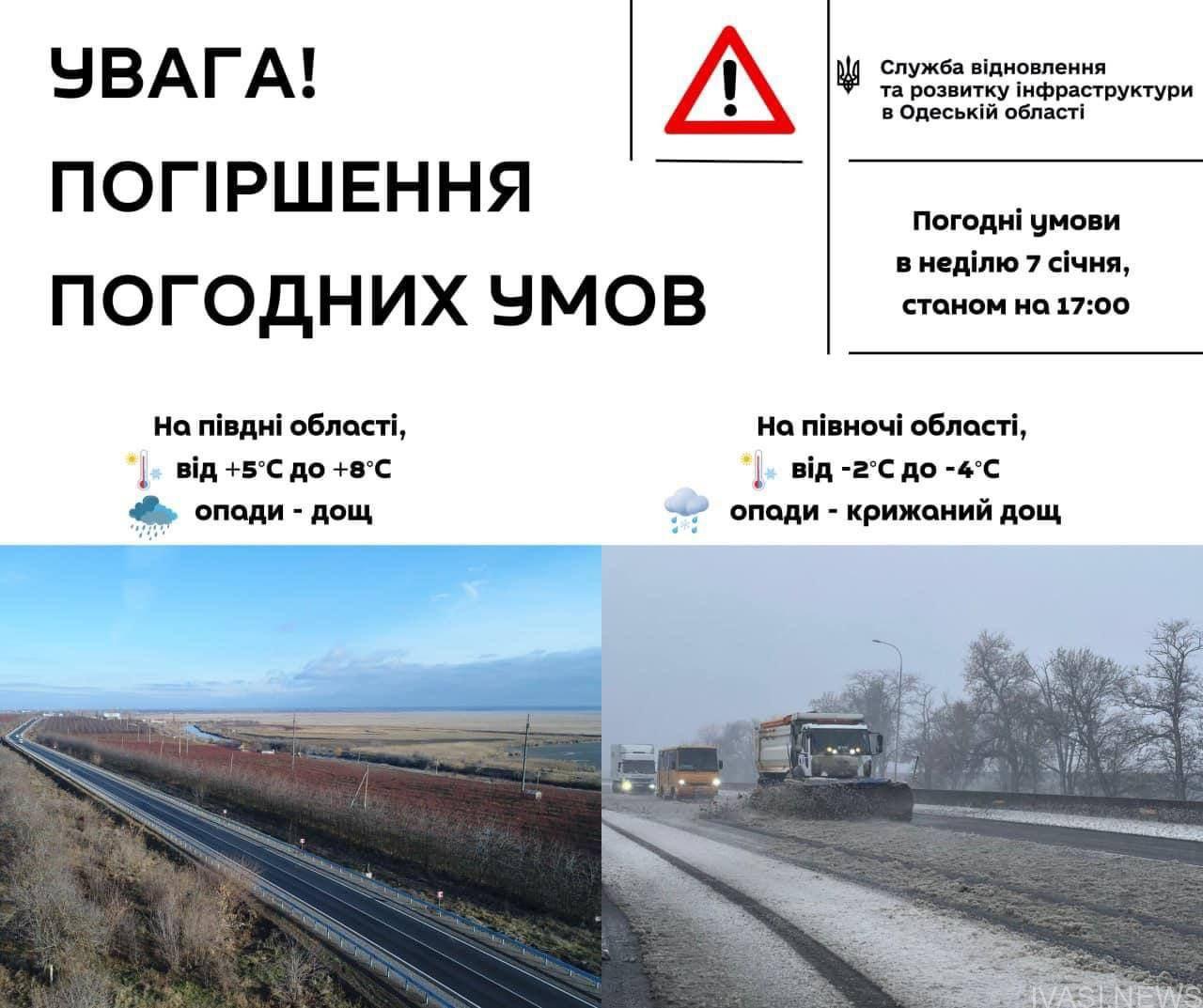 В Одесі опублікували прогноз про погіршення погоди