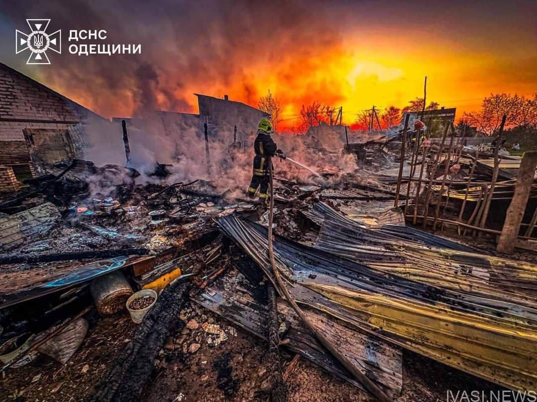 Під час пожежі в Одеському районі загинули свині (фото)