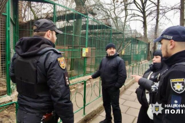 Леопард напав на працівника одеського зоопарку під час прибирання (відео)