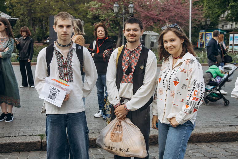 Как в Одессе отметили День Вышиванки