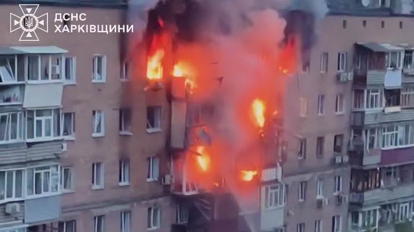 Самая масштабная воздушная атака по Харькову – три человека погибли, шесть находятся под завалами