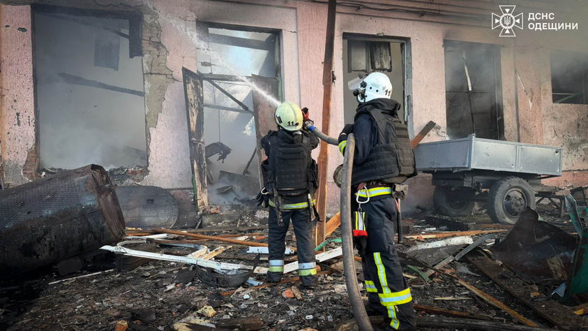 Одесчину ночью атаковали российские дроны-камикадзе – вспыхнул пожар