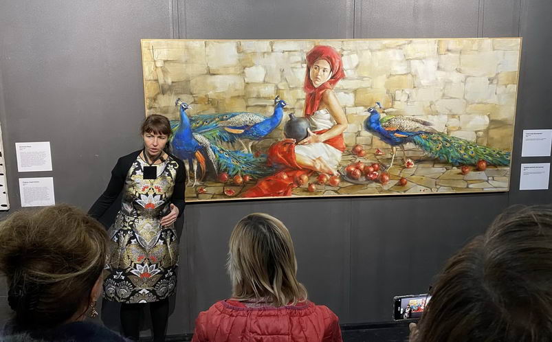 Художница из Херсона открыла в Одессе персональную выставку «Услышать, чтобы начать»