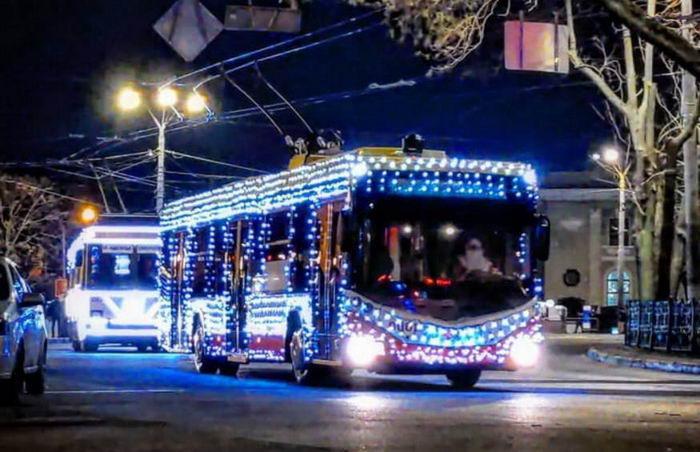 В Одессе завтра запустят бесплатные праздничные трамваи и троллейбусы