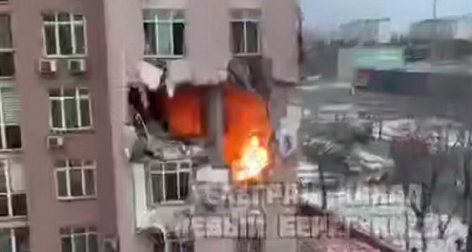 В Киеве российские «шахеды» били по многоэтажным домам – 28 человек ранены