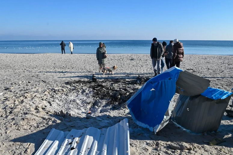 В Одессе «шахед» ударил на пляже Ланжерон — повреждены рестораны