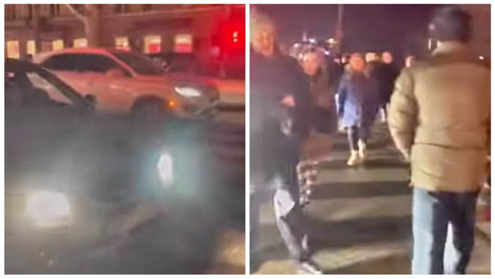 В центре Одессы перекрывали движение транспорта из-за отсутствия электричества после российских ударов