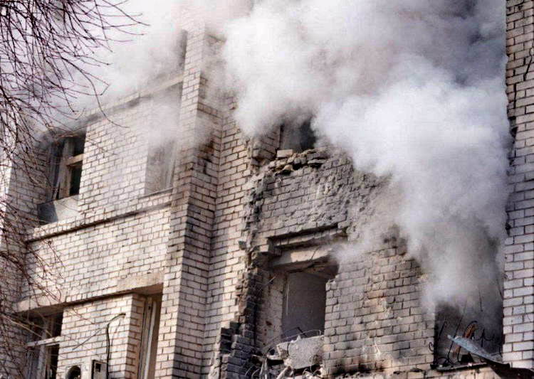 Россия атаковала роддом в Запорожье