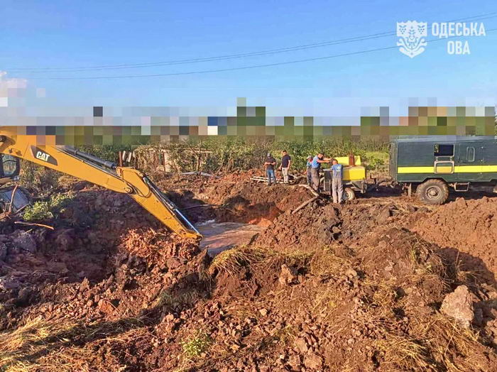 Российская ракета повредила водопровод в Черноморске — воду дают 2 часа в сутки