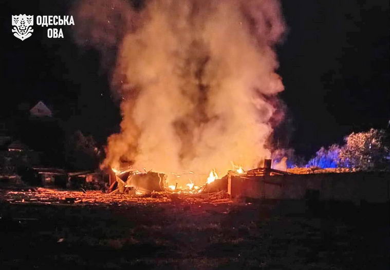 В Одесской области российские дроны уничтожили частный дом — пострадал 4-летний мальчик