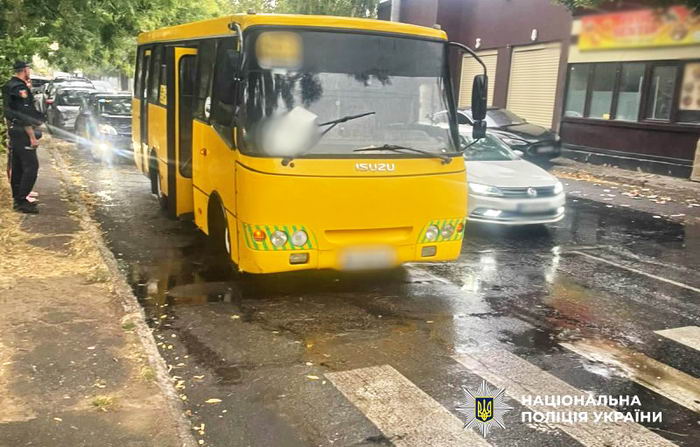 На улице Академика Королева маршрутка сбила мужчину на пешеходном переходе