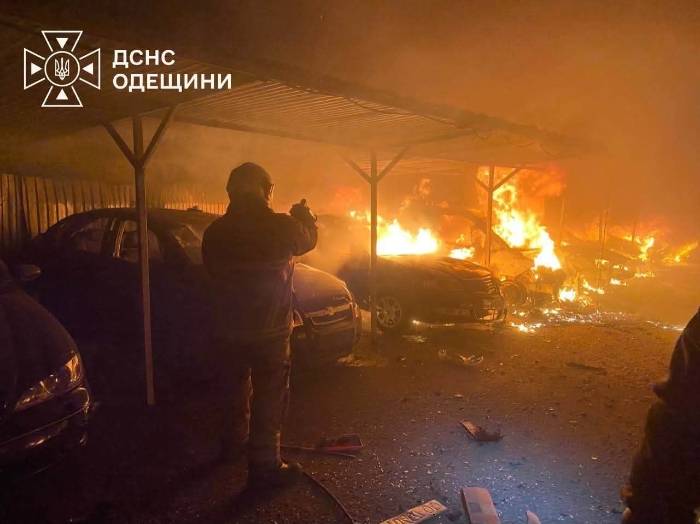 Обстрел под Одессой: сгорел приют для животных и 14 авто